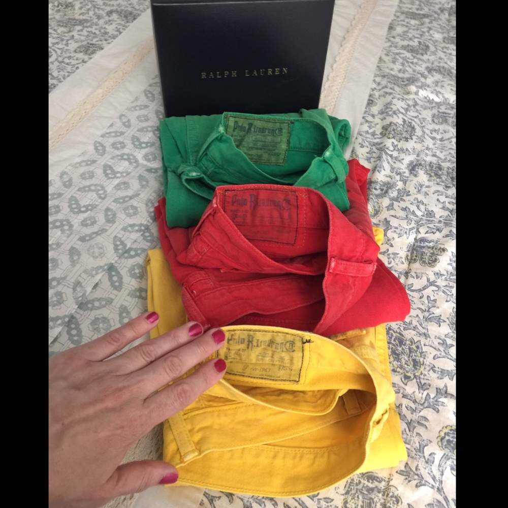 🛑SOLD 🛑Ralph Lauren 💛♦️💚 - Picture 4 of 8